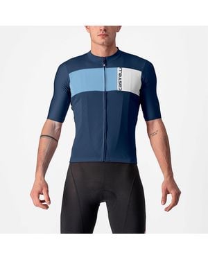 Castelli Prologo 7 Short Sleeve Jersey - Blue