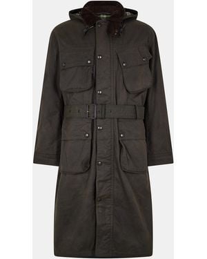 Ralph Lauren Waxed Trench Coat - Black