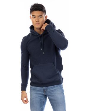 Peter Werth West Hampshire Pull Over Hoodie - Blue