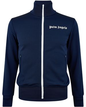 Palm Angels Logo Track Jacket - Blue