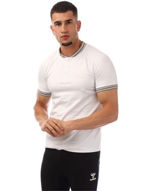 Hummel Samuel Short-Sleeve Polo Shirt - White