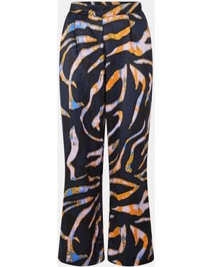 Vero Moda Liza Straight Leg Trouser - Blue