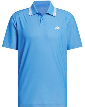 adidas Short Sleeve Performance Polo Shirt - Blue
