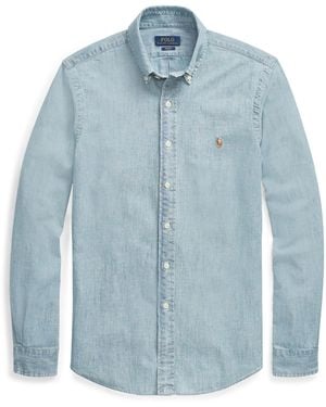 Ralph Lauren Long Sleeve Denim Shirt - Blue