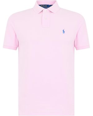 Polo Ralph Lauren Custom Short Sleeve Polo Shirt - Pink