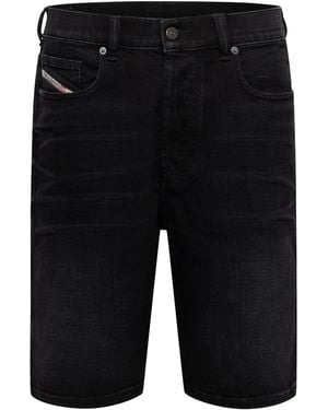 DIESEL Calzoncini Denim Shorts - Black