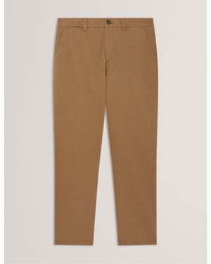 Ted Baker Slim Fit Chinos - Natural
