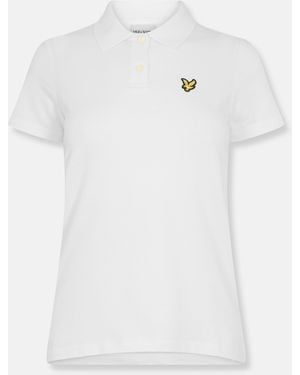 Lyle & Scott Short-Sleeve Polo Shirt - White