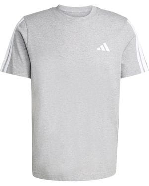 adidas Essentials 3-Stripes T-Shirt - Grey