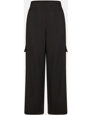 DKNY Open Cuff Jersey Joggers - Black