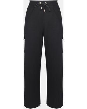 Biba Modal Open Hem Fleece Joggers - Black