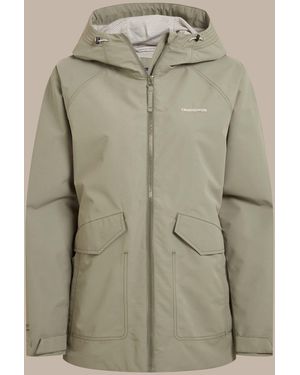 Craghoppers Aziza Hooded Waterproof Jacket - Grey
