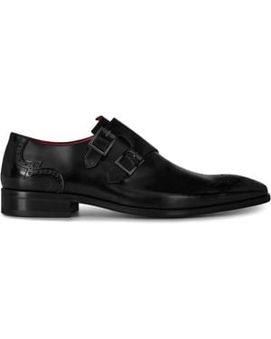 Jeffery West Scarface Monk Shoes - Black