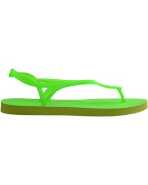 Havaianas Neon Flip Flops - Green