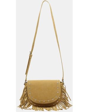 Firetrap Suede Crossbody Bag - Natural