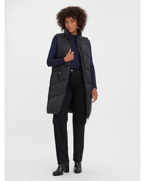 Vero Moda Uppsala Water Resistant Sleeveless Gilet - Blue
