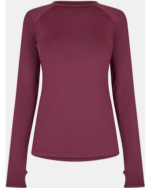 Usa Pro Long Sleeve Top - Purple