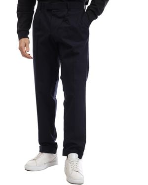 BOSS C Genius Straight Leg Trousers - Blue