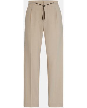 HUGO Suit Trousers - Natural