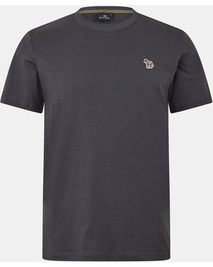 Paul Smith Regular Fit Zebra Crew-Neck T-Shirt - Black