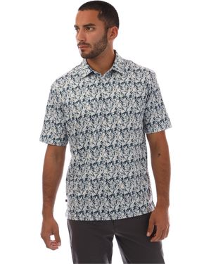 Farah Milford Short-Sleeve Performance Polo Shirt - Grey