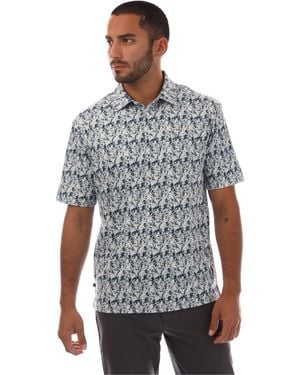 Farah Milford Short-Sleeve Performance Polo Shirt - Grey