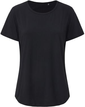 La Gear Essential Pleat-Back T-Shirt - Black