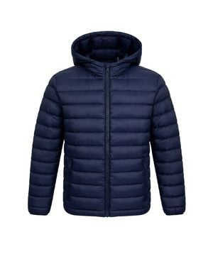 SoulCal & Co California Micro Bubble Hooded Jacket - Blue
