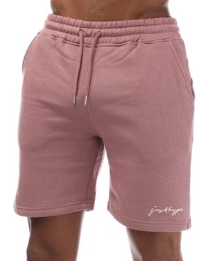 Hype Adults Regular Jersey Jogger Shorts - Red