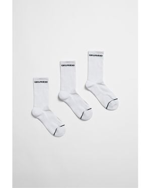 GIRLFRIEND COLLECTIVE Quarter Socks - White