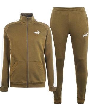 PUMA Clean Fleece Tracksuit - Green