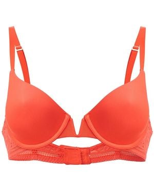 Wolford Lightly Lined Demi Bra - Red