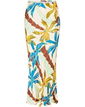 Never Fully Dressed Palm Dorris Skirt - Blue
