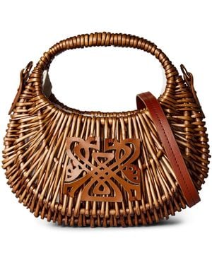 Biba Wicker Shoulder Bags - Brown