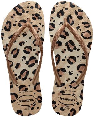 Havaianas Slim Flip Flops - Natural