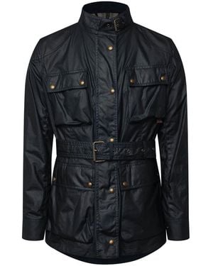 Belstaff Waxed Cotton Trialmaster Jacket - Black