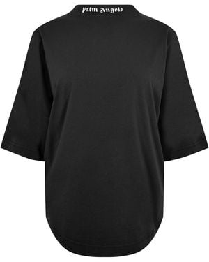 Palm Angels Back Logo T-Shirt - Black