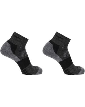 Salomon Merino Quarter 2 Pack Walking Socks - Black