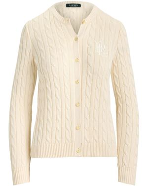 Ralph Lauren Cable-Knit Cardigan - Natural