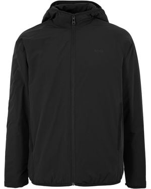 BOSS 3-In-1 Hooded Zip-Up Jacket With Detachable Inner - Black