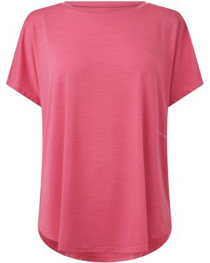 Röhnisch Motion Tee Short Sleeve Performance Gym Top - Pink