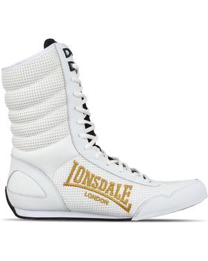Lonsdale London Contender Boxing Boots - White