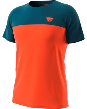 Dynafit Traverse Tech Short-Sleeve Performance Gym Top - Orange