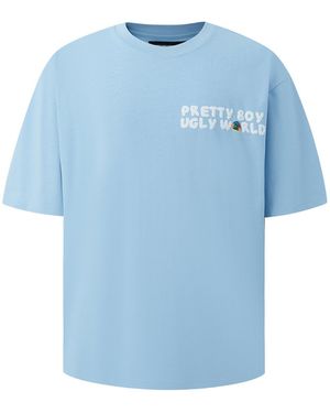 PRETTY BOY UGLY WORLD The Regular Fit T-Shirt - Blue