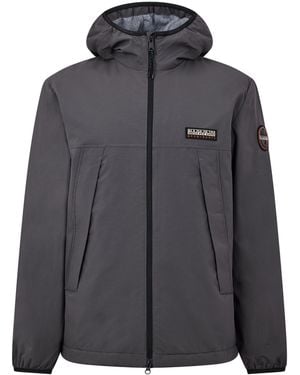 Napapijri Tilman Wint Fleece-Lined Parka - Grey