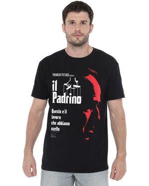 Other Godfather Italian Profile T Shirt - Black
