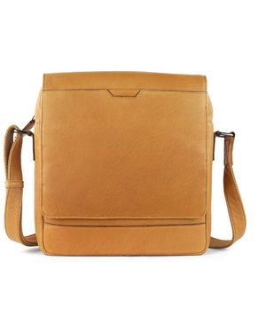 PRIMEHIDE Leather Crossbody Messenger Bag - Brown