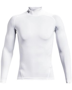 Under Armour Heatgear Mock Long Sleeve - White