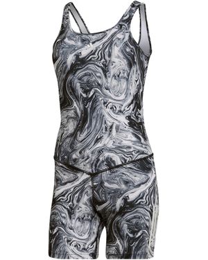 adidas All Over Print Unitard - Grey