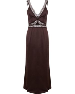 Never Fully Dressed Mimi Slip Dress - Brown
